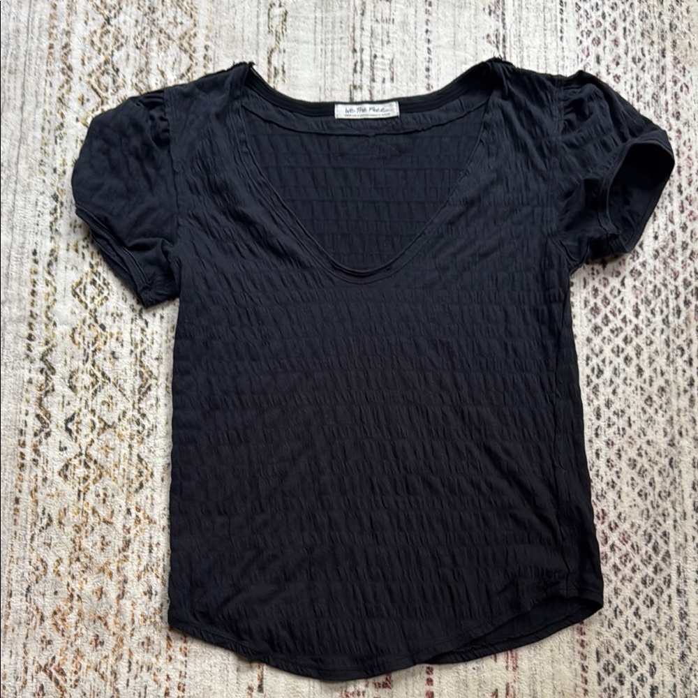 We The Free Black Short Sleeve Tee